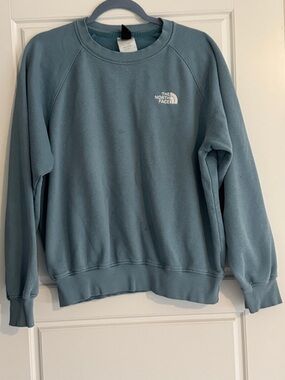 The North Face Teal Crewneck Pullover Sweatshirt